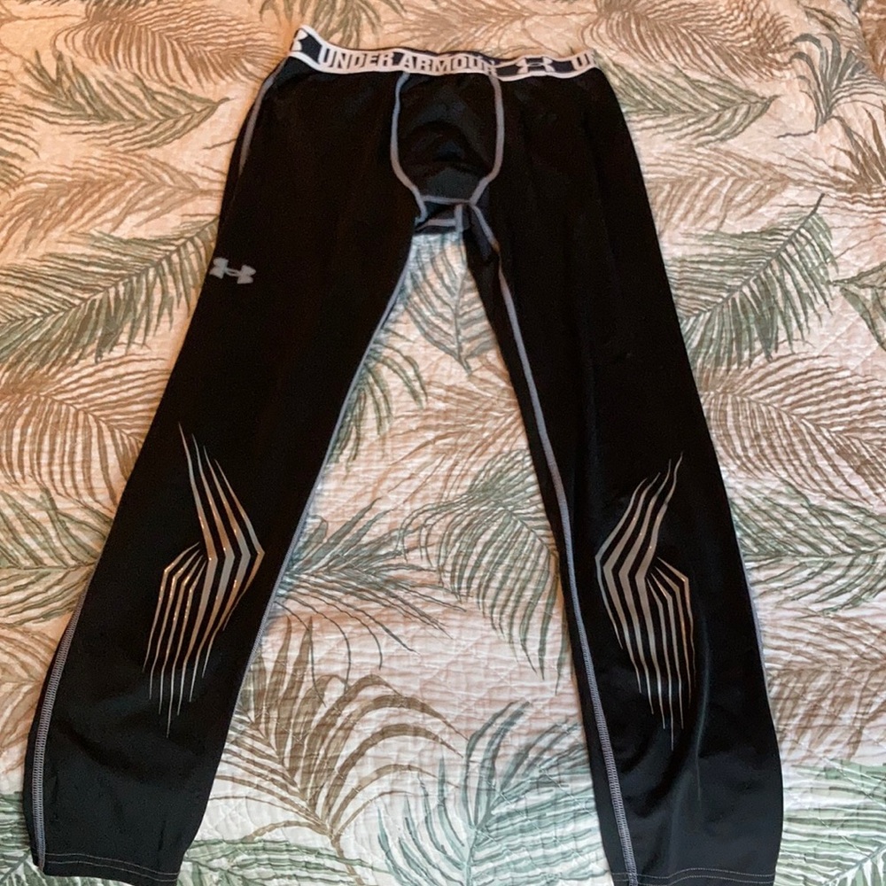 Under Armour Men’s Black Sport Tights Large